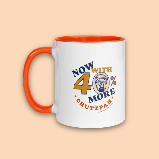 Voddami 40% More Chutzpah Mug