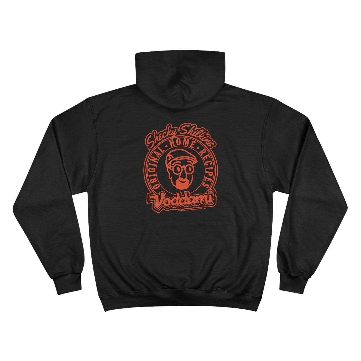 The Voddami x Champion Rosh Gadol Red Hoodie