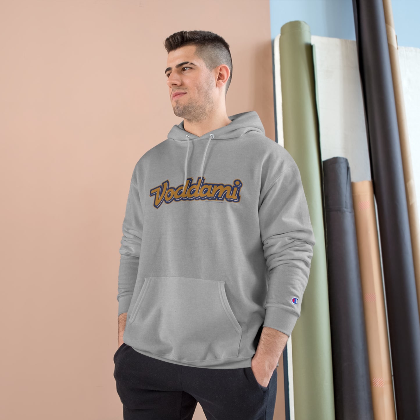 The Voddami x Champion Wordmark Hoodie