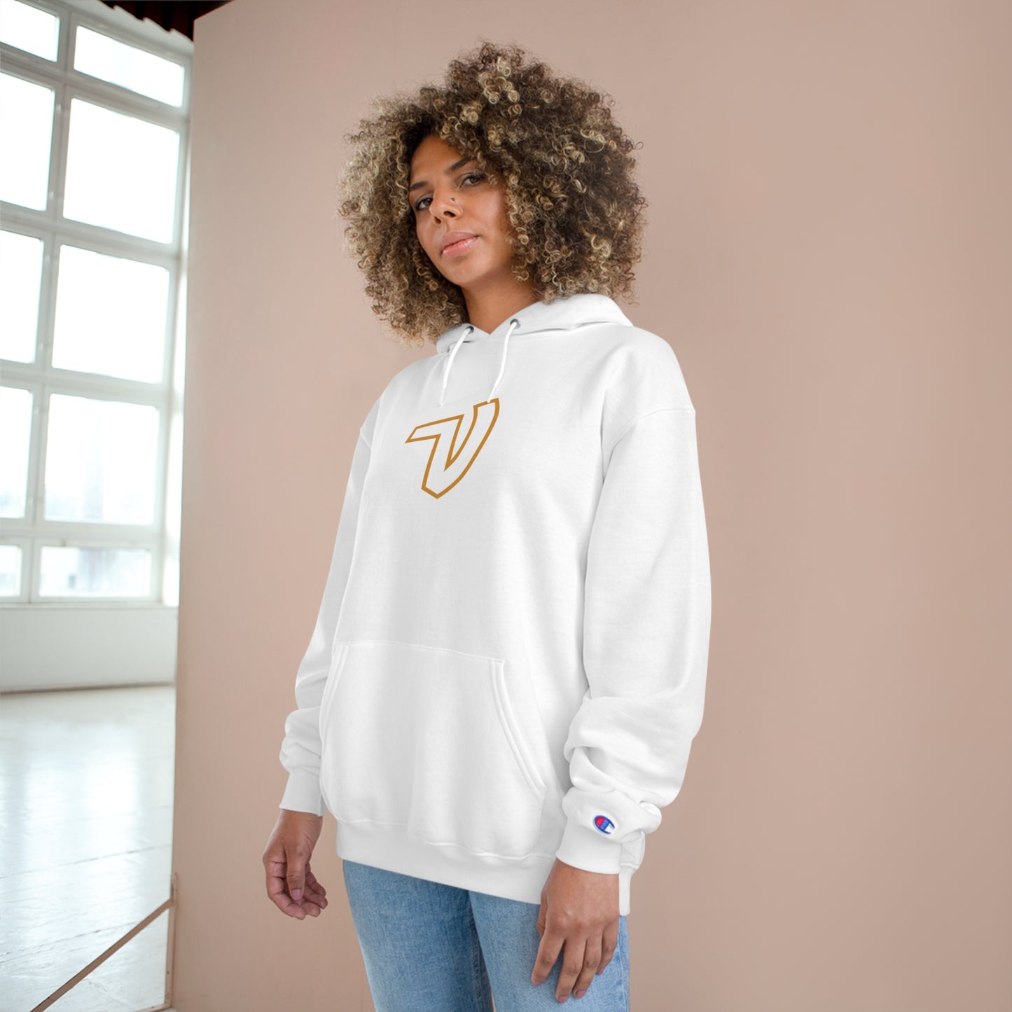 The Voddami x Champion Rosh Gadol Gold Hoodie